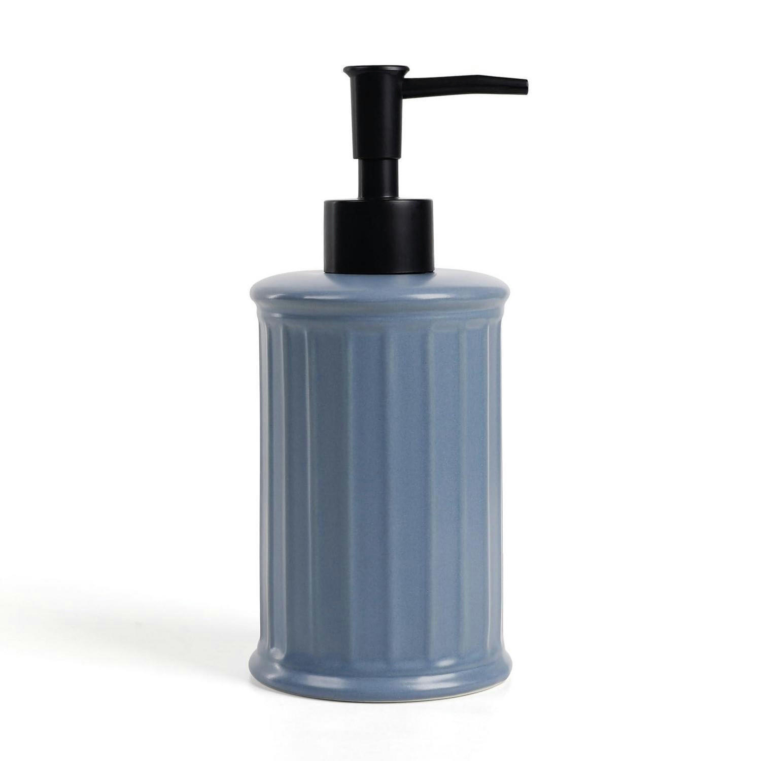 SEIFENSPENDER Keramik Blau 350ml - Blau, Keramik (9/14.3/9cm)