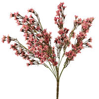 UMĚLÁ KYTICE Viridis, růžová - růžová, plast (55cm) - Mondex