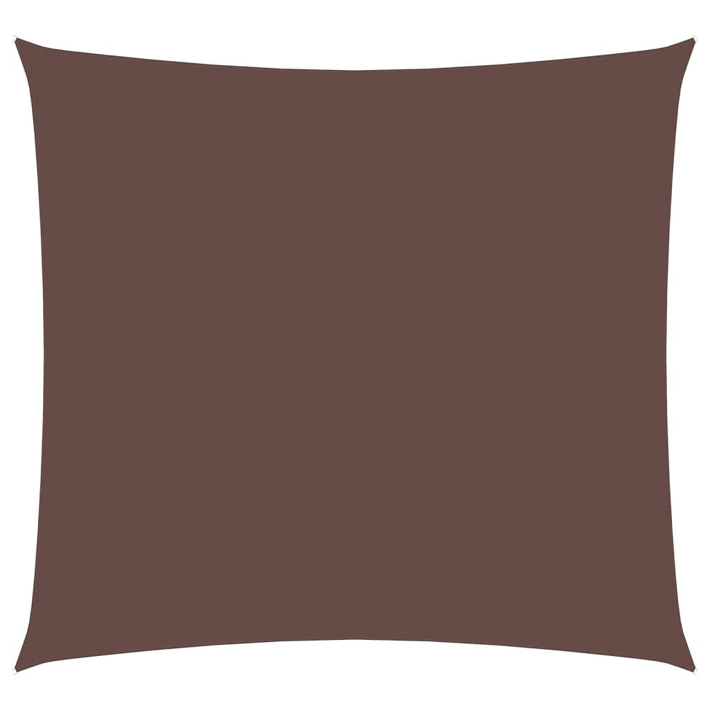 SONNENSEGEL Oxford-Gewebe Quadratisch 4,5x4,5 m Braun - Braun, Textil (450/450cm) - furnicato
