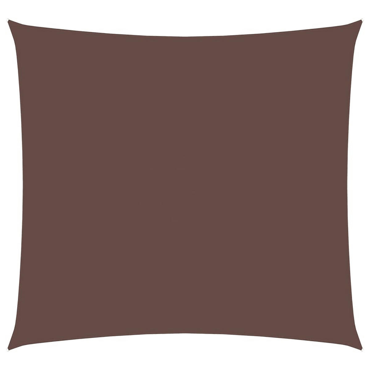 SONNENSEGEL Oxford-Gewebe Quadratisch 4,5x4,5 m Braun - Braun, Textil (450/450cm) - furnicato