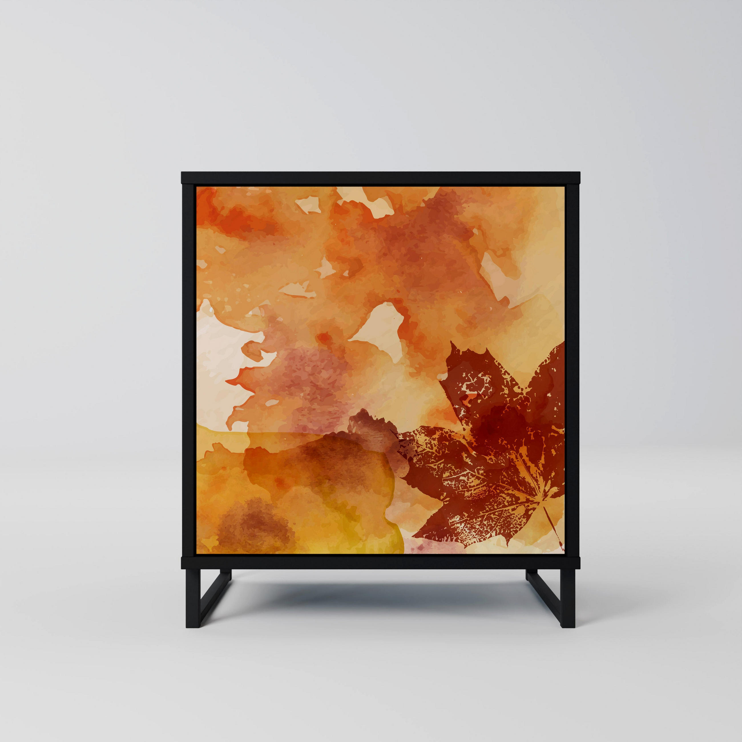SpaceRebels Sideboard Schwarz 57.5x67.5x42 cm