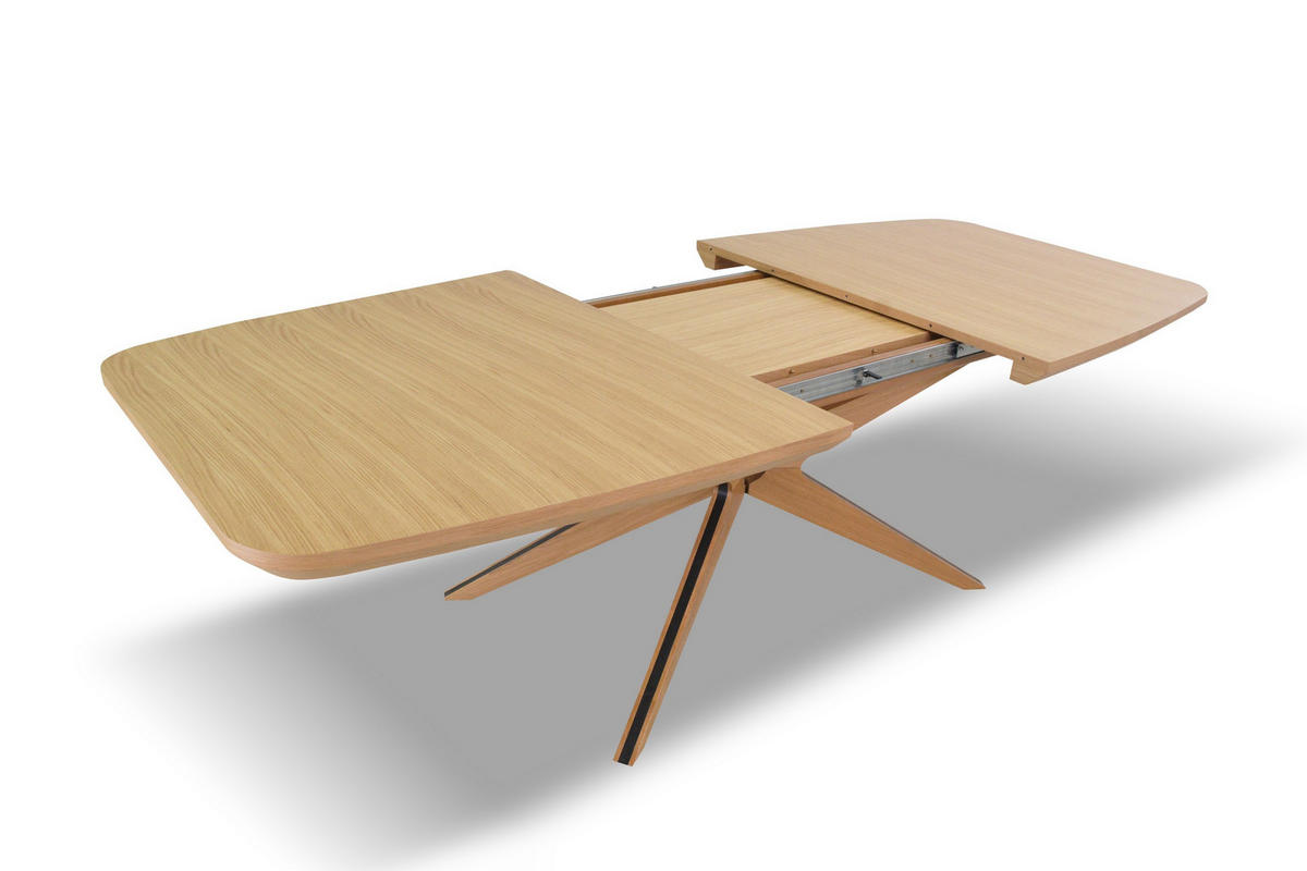 ESSTISCH SOLIDO Ausziehbar 200 - 300 / 110 x 76 cm - Eichefarben, Holz (200/110/76cm) - MASSENO