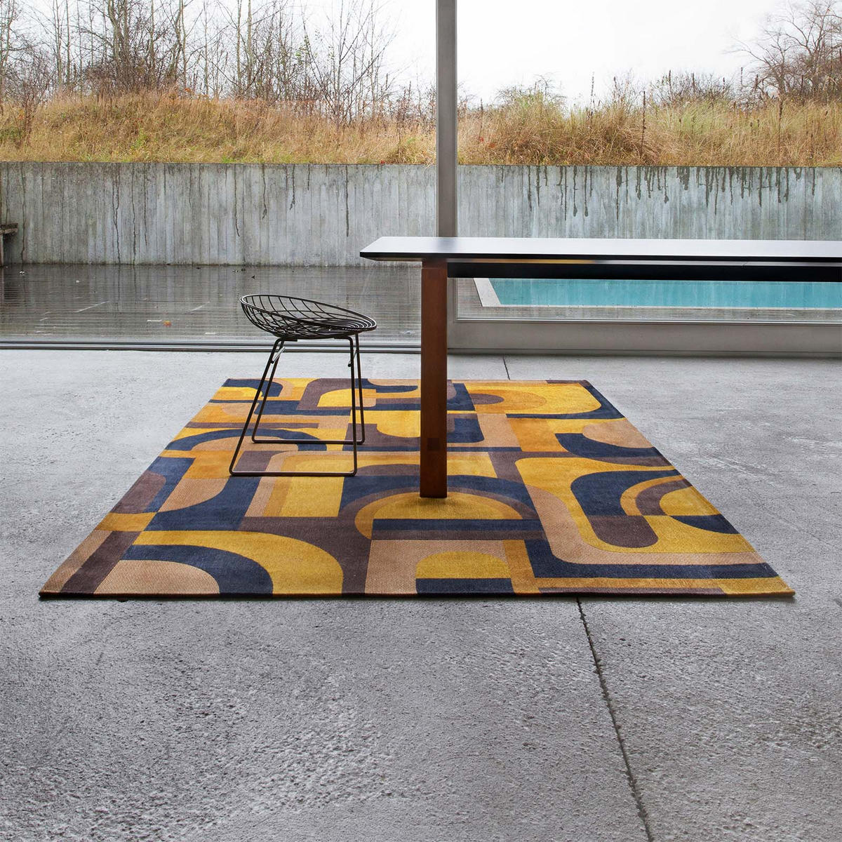 TEPPICH In-/Outdoor Flachgewebe YELLOW MEISTER Gelb 240 x 340 cm - Gelb, Textil (240/340cm) - Novatrend