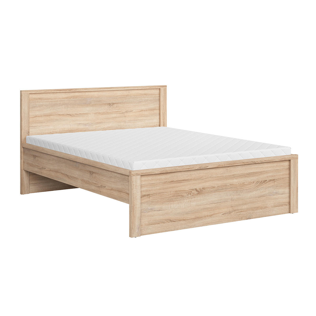 BETT 160/200 Soren Holz - Braun, Holzwerkstoff (160/200cm) - Petits-meubles