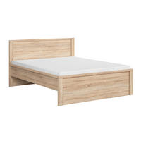 BETT 160/200 Soren Holz - Braun, Holzwerkstoff (160/200cm) - Petits-meubles