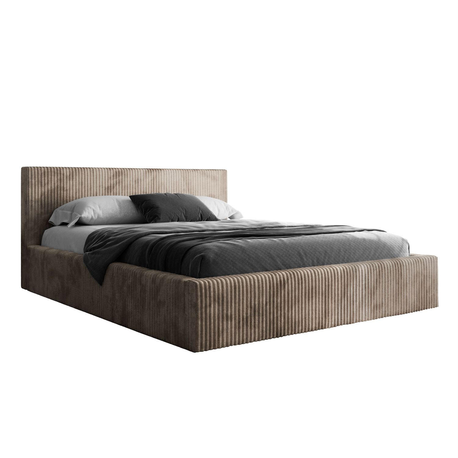Lookway Polsterbett Braun 160x200 cm