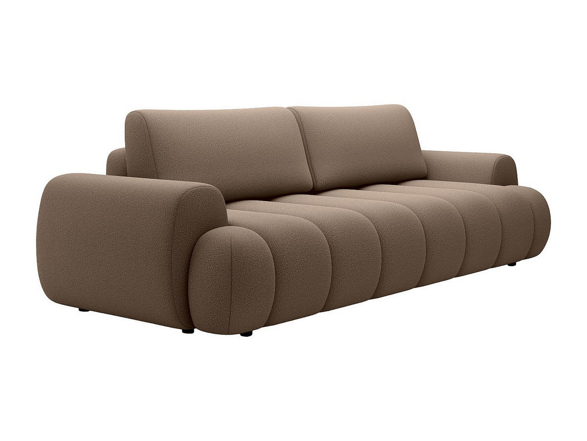SCHLAFSOFA - 4 Personen - stoff - taupe Fridora - Taupe, Textil (263/81/110cm) - Vente-Unique