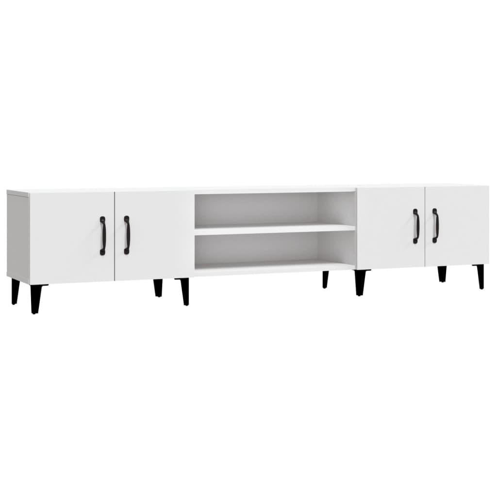 vidaXL Tv-Schrank Weiß 180x40x31.5 cm