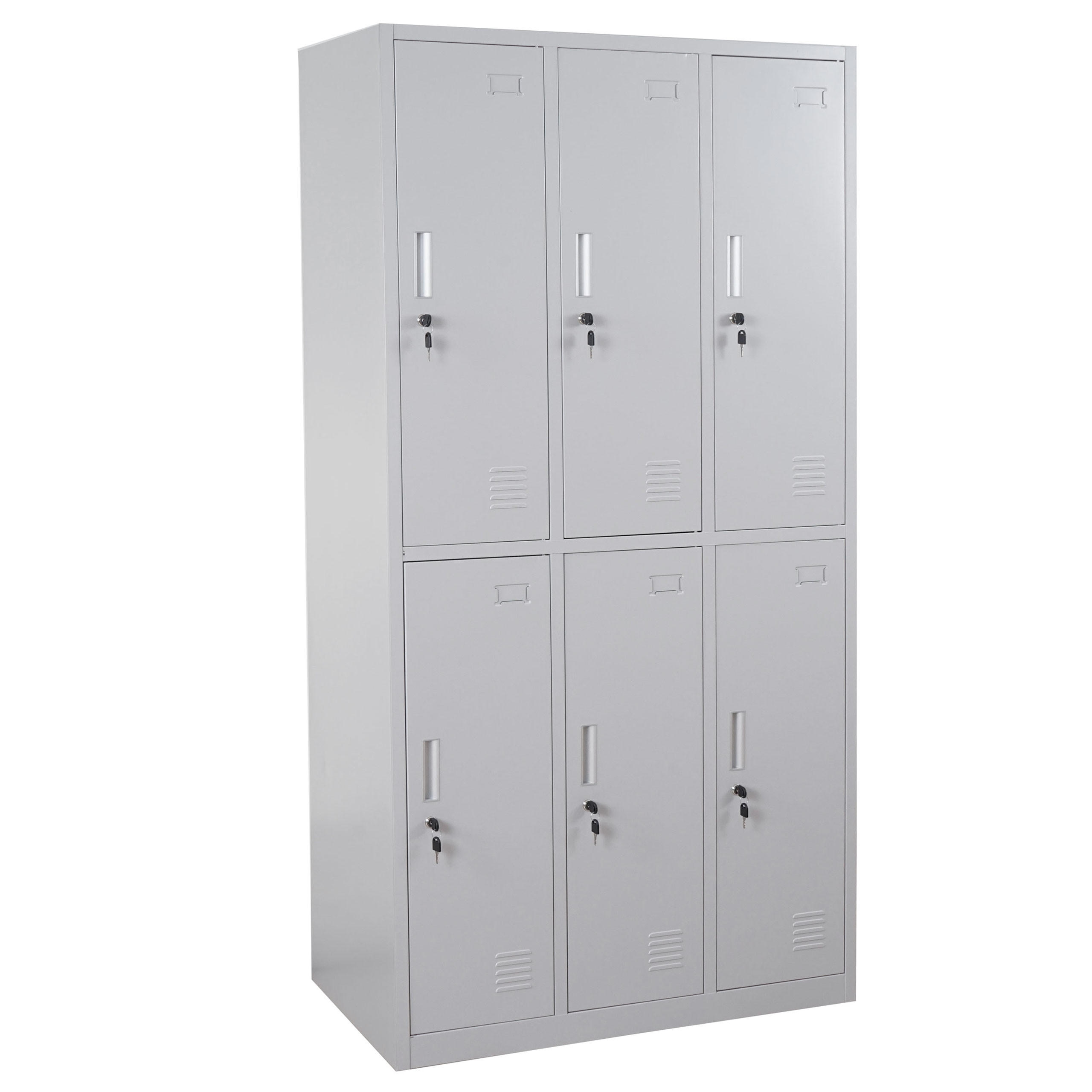 SCHLIESSFACH Grau - Grau, Metall (90/180/50cm) - MCW