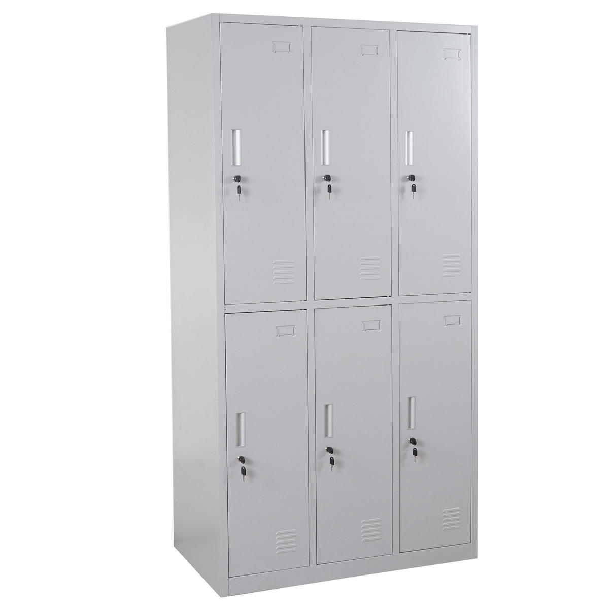 SCHLIESSFACH Grau - Grau, Metall (90/180/50cm) - MCW