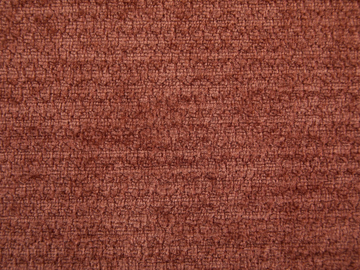 SITZHOCKER - 1 Person - stoff - terracotta Kumboda - Terracotta, Textil (41/43.5/41cm) - Vente-Unique