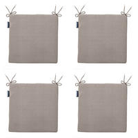 SITZKISSEN Panama 40/40 cm 4er-Set - Greige, Textil (40/4/40cm) - Madison