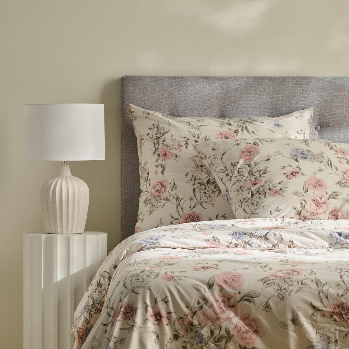 BETTWÄSCHE Alionis - Ecru, Textil (200/220cm) - home&you