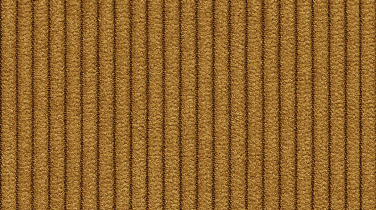 ECKSOFA TAUER 3-Sitzer rechts, safran - Gelb/Schwarz, Holz/Textil (248/173cm) - Courtois Laville