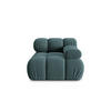 MODUL rechts Bellis aus Samt petrol - Petrol, Textil (94/70/94cm) - Micadoni