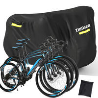 FAHRRADABDECKUNG Wasserdicht 210 x 112 x 112 cm - Schwarz, Textil (112/112/205cm)