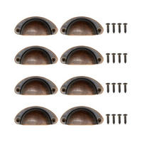 SCHRANKKNOPF 8er-Set - Goldfarben, Metall (3.8/2.5/9.4cm)