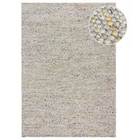 TEPPICH aus Wolle handgewebt MEDWAY in Weiß, einfarbig, 160 x 230 cm - Weiß, Textil (160/230cm) - KADIMA DESIGN