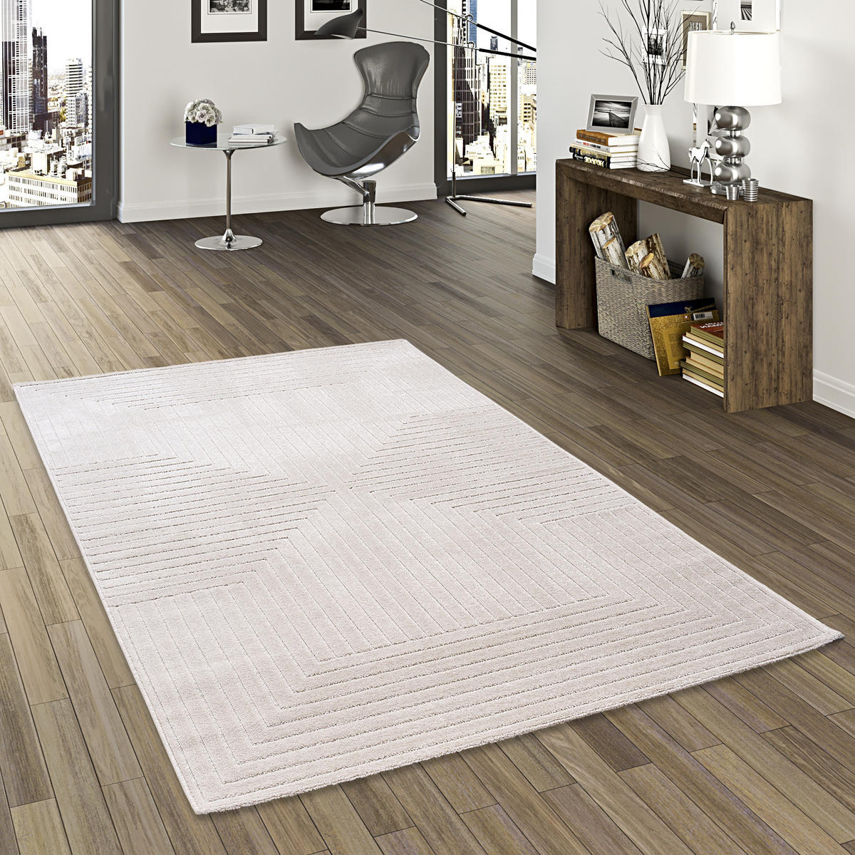 IN & OUTDOOR TEPPICH FLACHGEWEBE CLASSY - Beige, Textil (200/290cm) - Pergamon