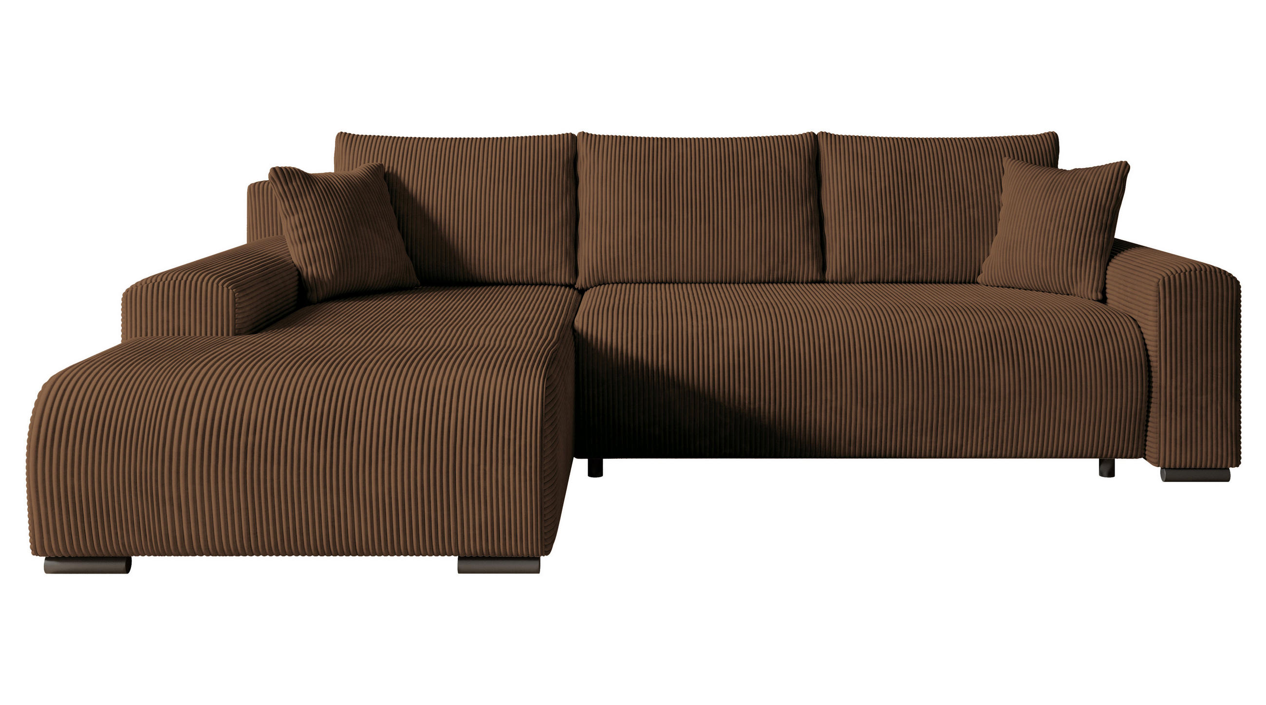 XXXLutz Ecksofa Braun 270x185 cm