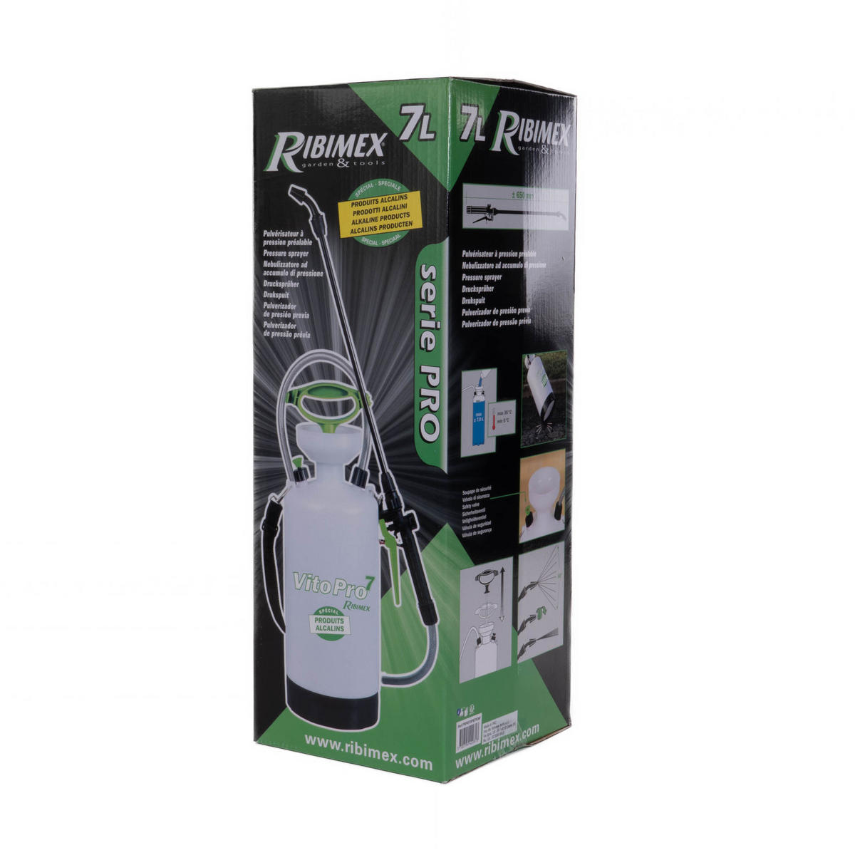 HANDDRUCKSPRÜHER Vito Pro7 Ribimex 6,85 l - Grün, Kunststoff (18/52.5/18cm)