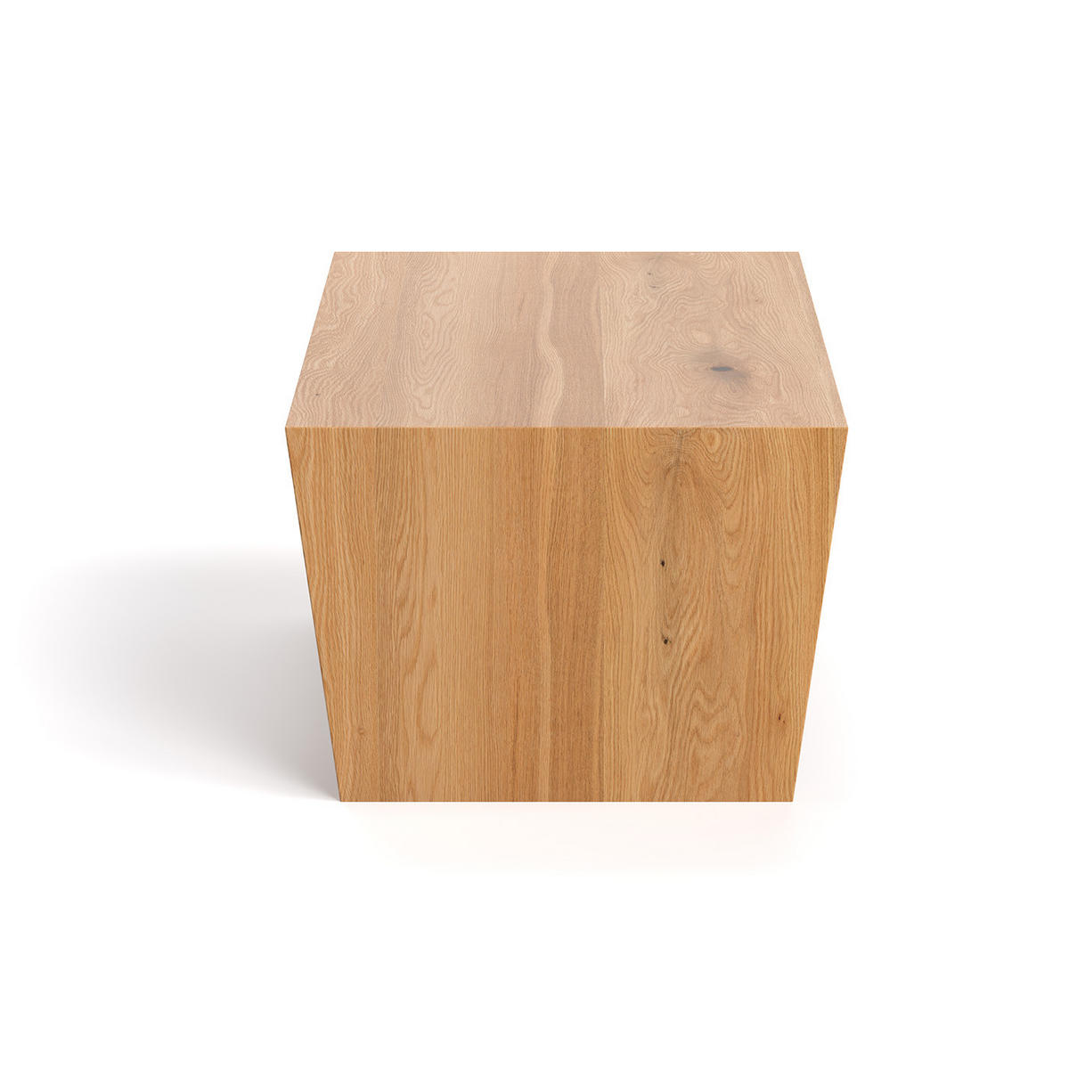 COUCHTISCH Corona aus massivem Eichenholz - Eichefarben/Braun, Holz (100/55/45cm) - Danzz