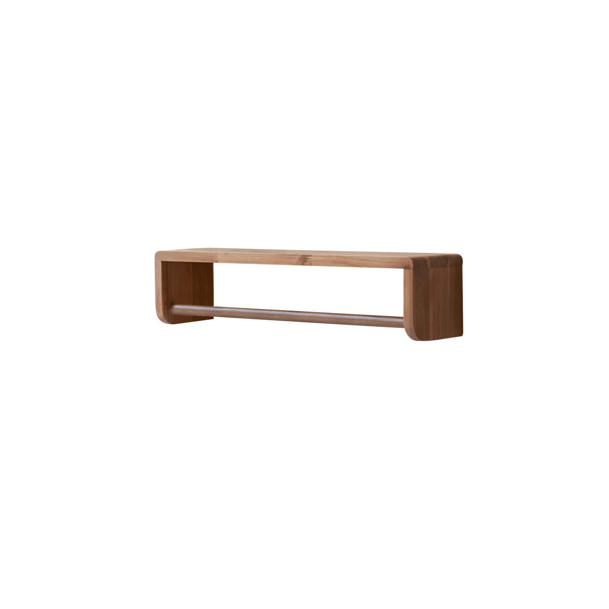 HANDTUCHHALTER Lila Natur aus Akazie - Naturfarben, Holz (60/14/14cm) - Tikamoon