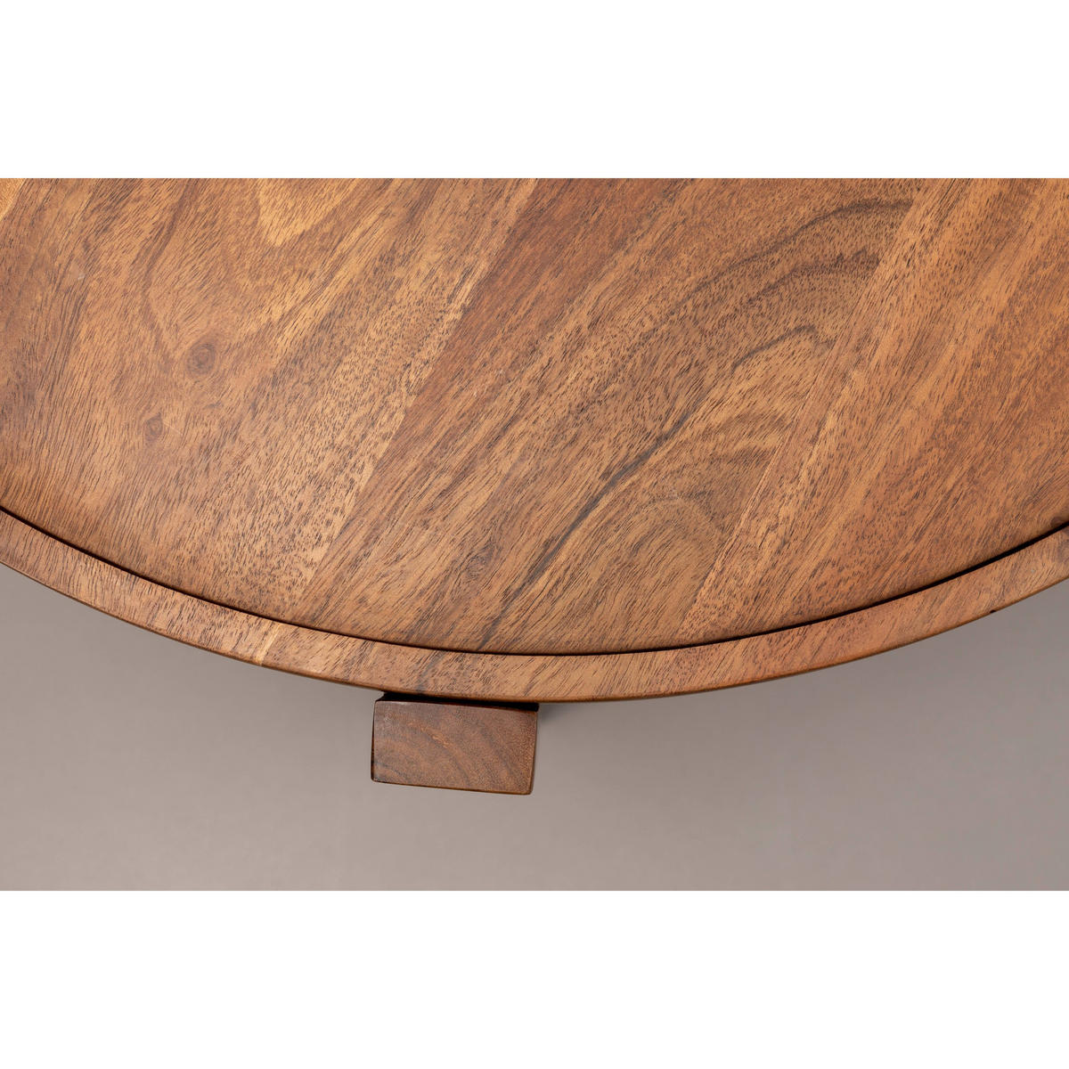 COUCHTISCH Shane Rund 59 cm - Braun, Holz (59/59/40cm) - Dutchbone