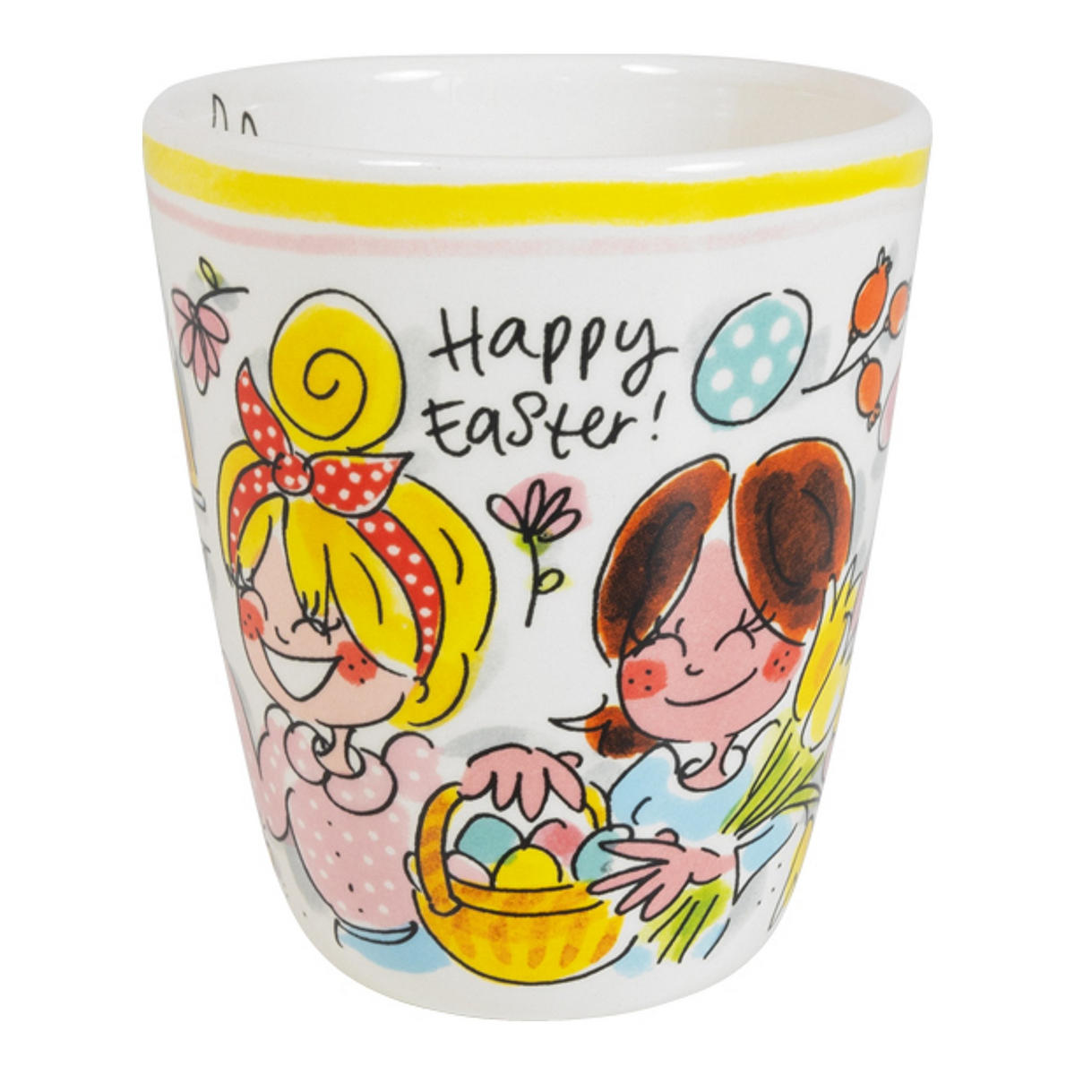BECHER Frohe Ostern in Bunt - 350 ml - Multicolor, Keramik (0.35L) - Blond Amsterdam