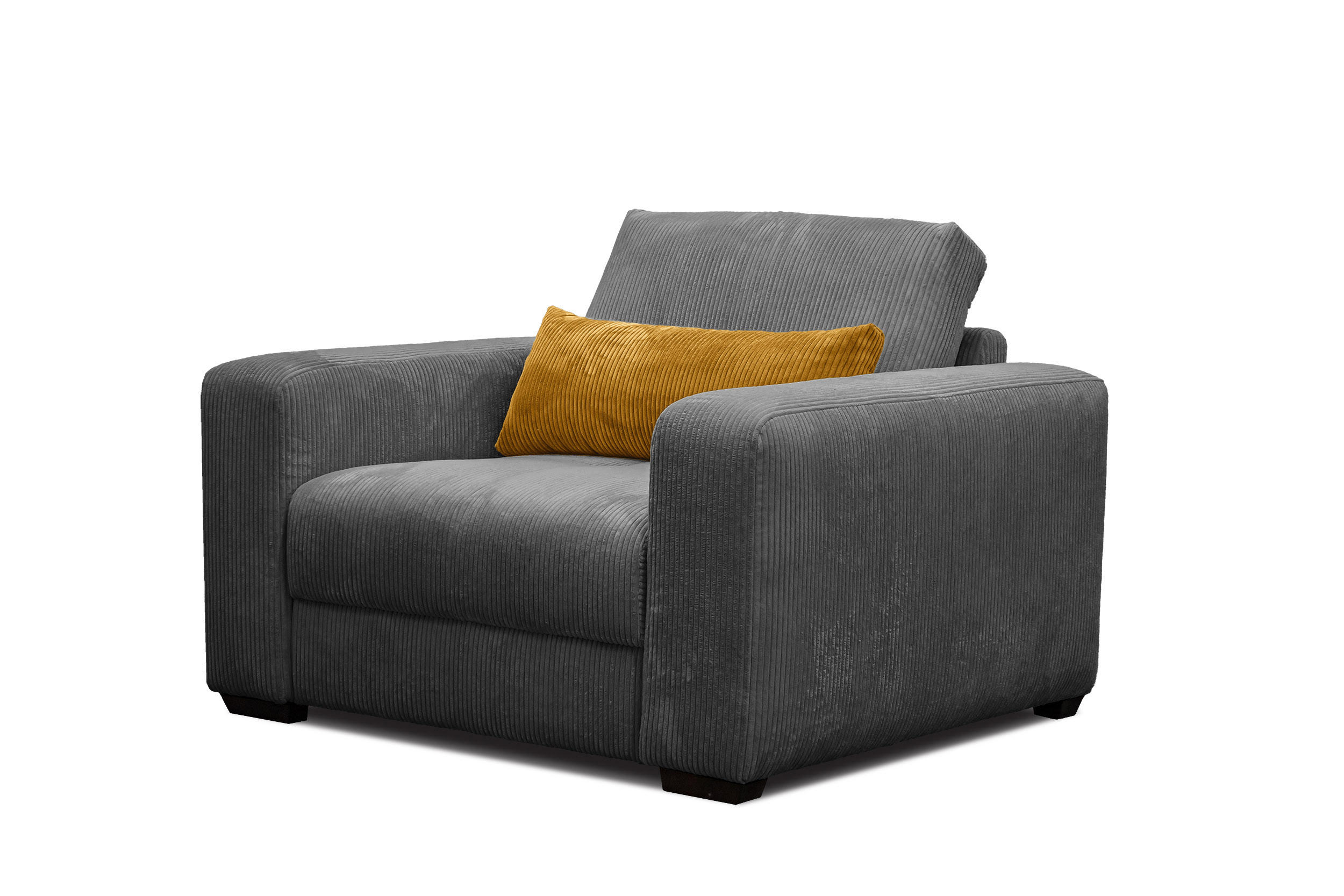 Wozimo Sessel Dunkelgrau 130x91x108 cm