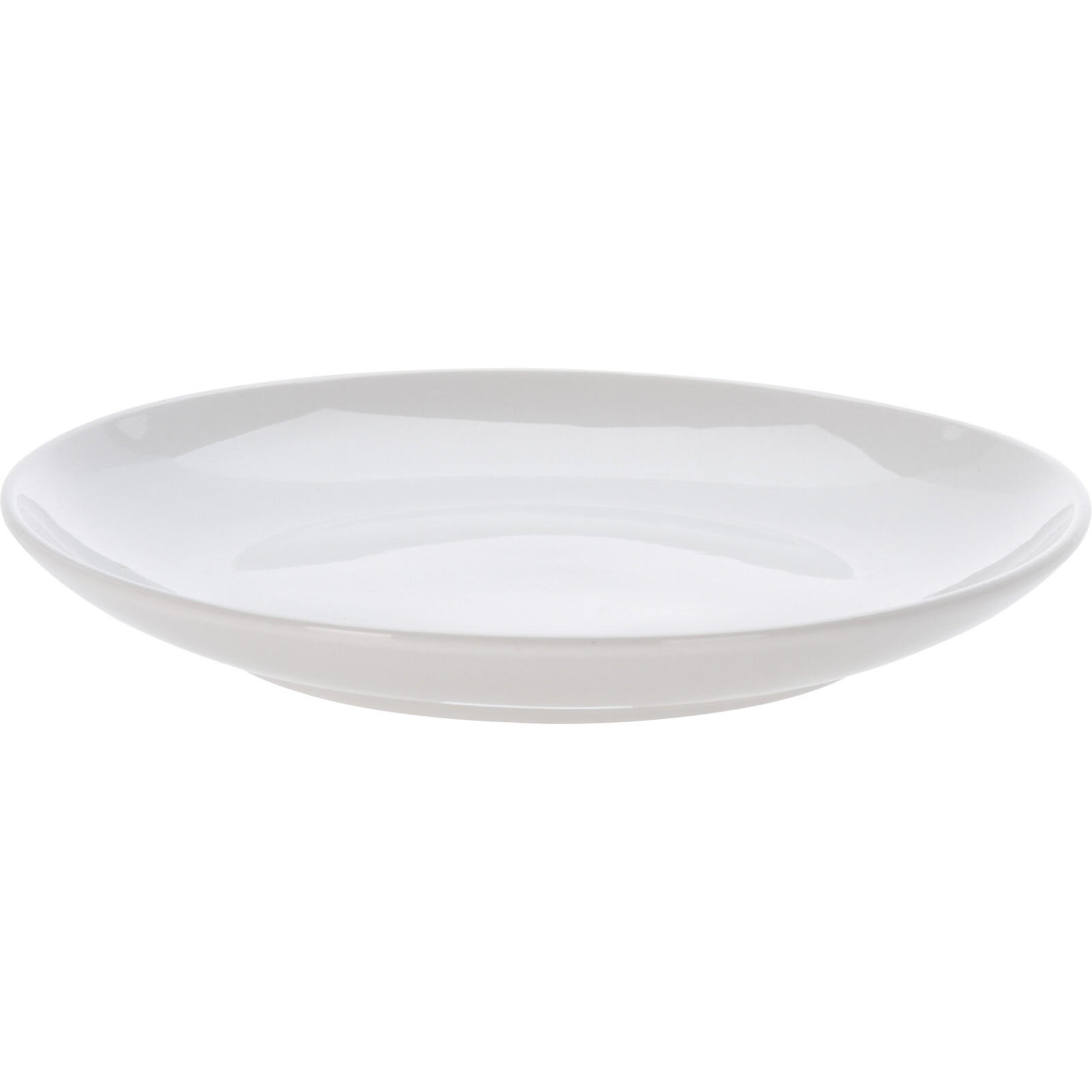 TELLER aus Porzellan Weiß 26/26/3,5 cm - Weiß, Keramik (26cm) - Siaki