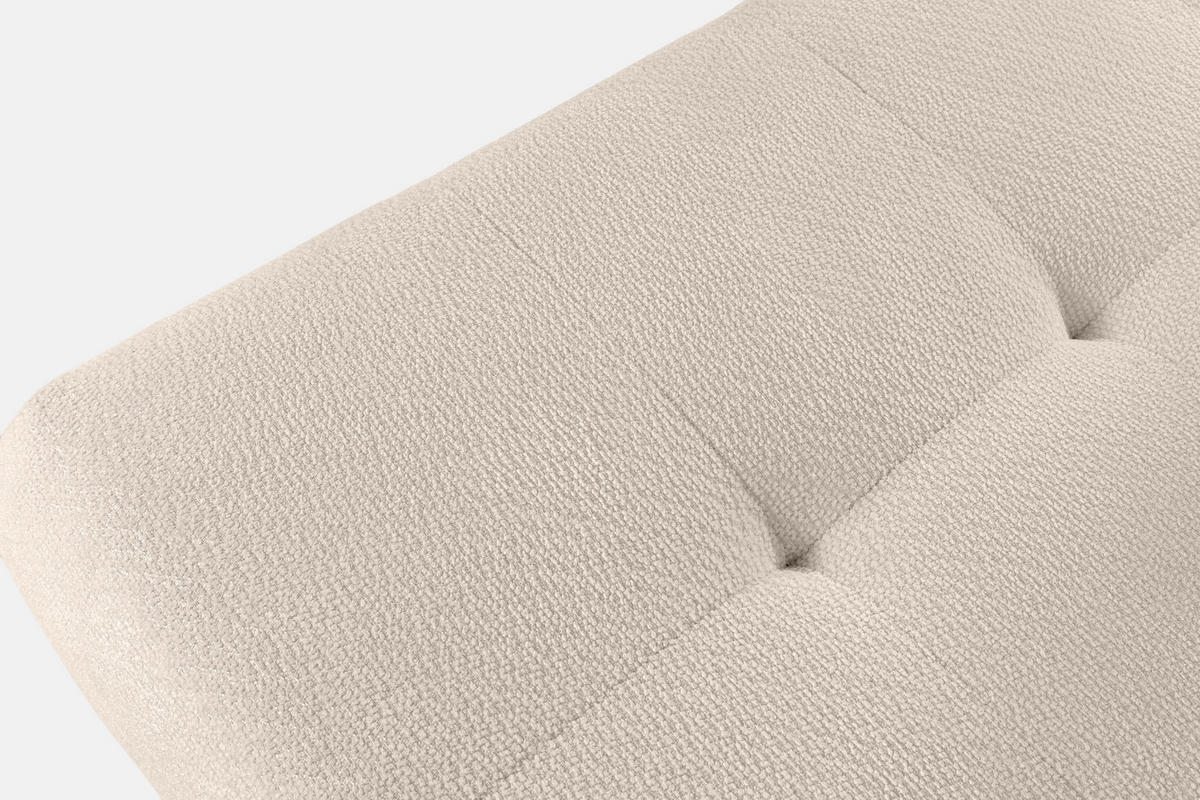 SITZHOCKER ALIGRA, Hellbeige - Beige, Holz/Holzwerkstoff (144/44/95cm) - KONSIMO®