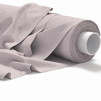 BAUMWOLLSTOFF Hellgrau 160 cm breit, 145 g/m², uni hellgrau, weiche Leinwand für Deko, Kissen & DIY - Graubraun, Textil (160/100cm) - Dreamroots
