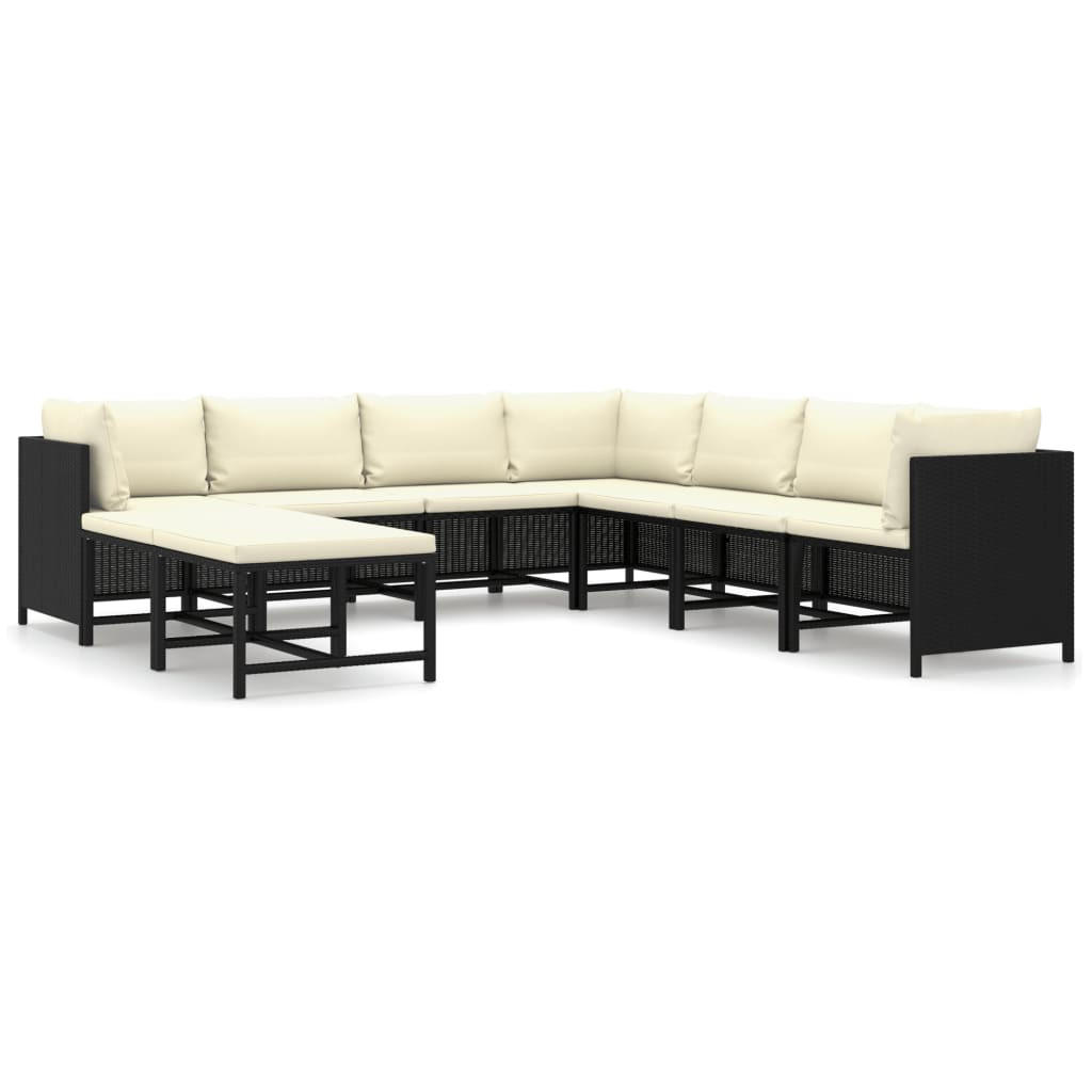 GARTENSET Reitz 9-teilig - Schwarz, Metall - Nettlife