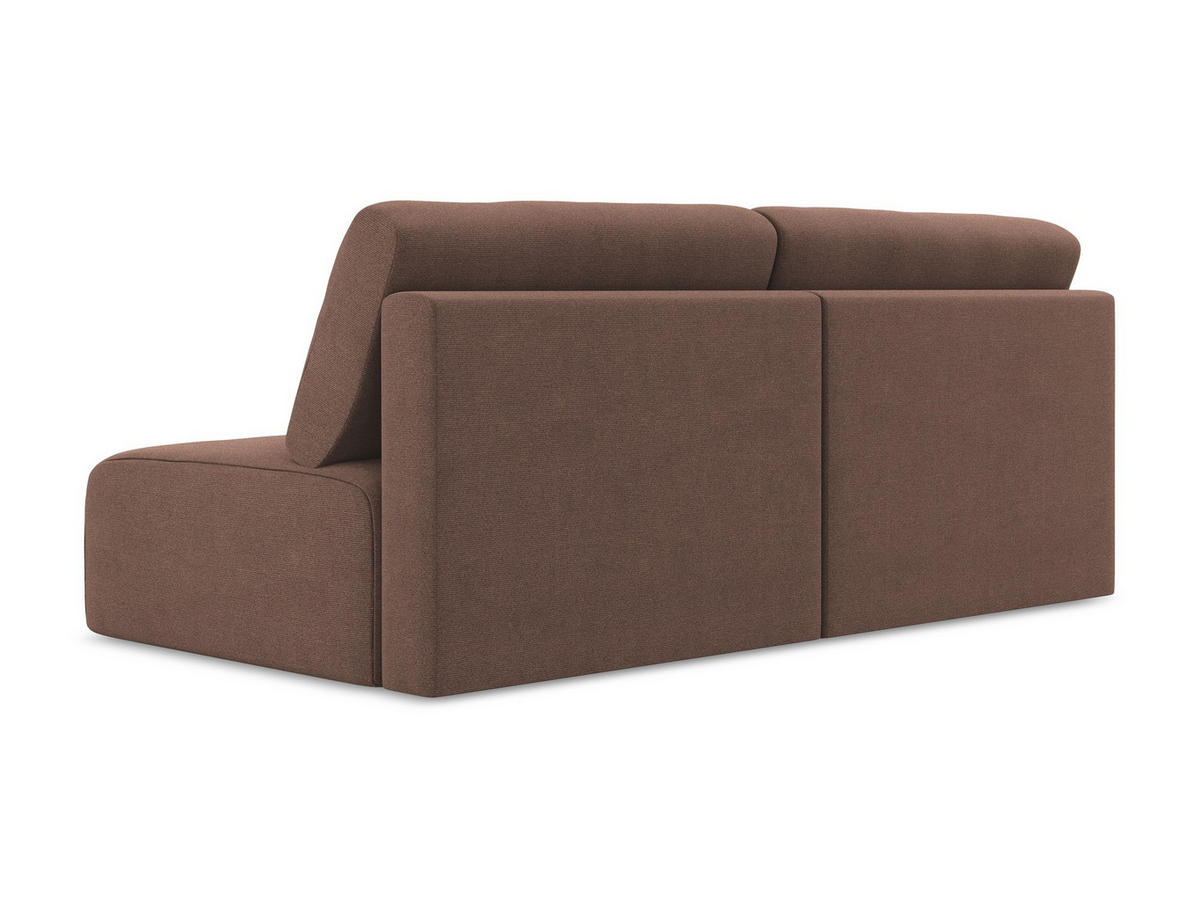 3-SITZER SOFA mit Schlaffunktion Strukturstoff Stoff Pink - Pink/Hellrosa, Kunststoff/Textil (216/79/102cm) - Makamii