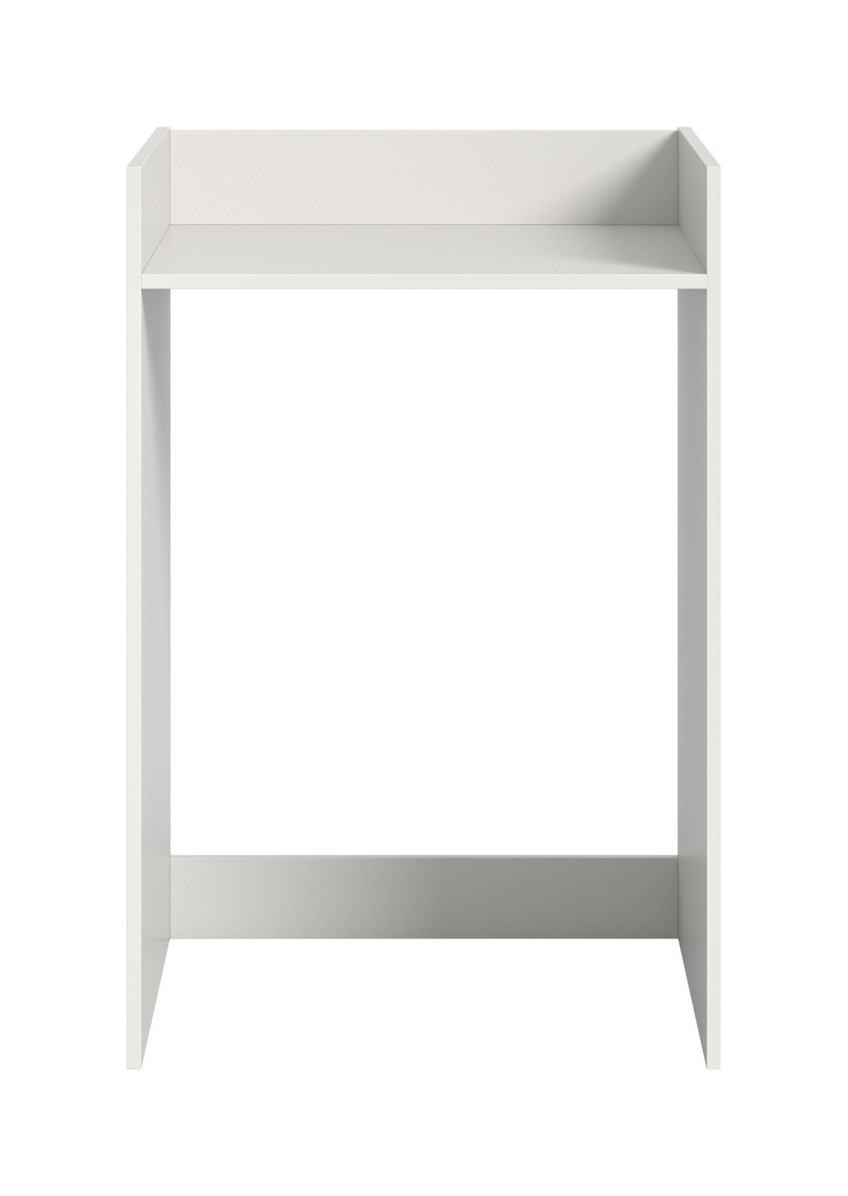 WASCHMASCHINENUMBAU weiß 66 x 101 cm, Überbauschrank mit Ablage - Weiß, Holzwerkstoff (60/101/60cm) - Inn.Furn