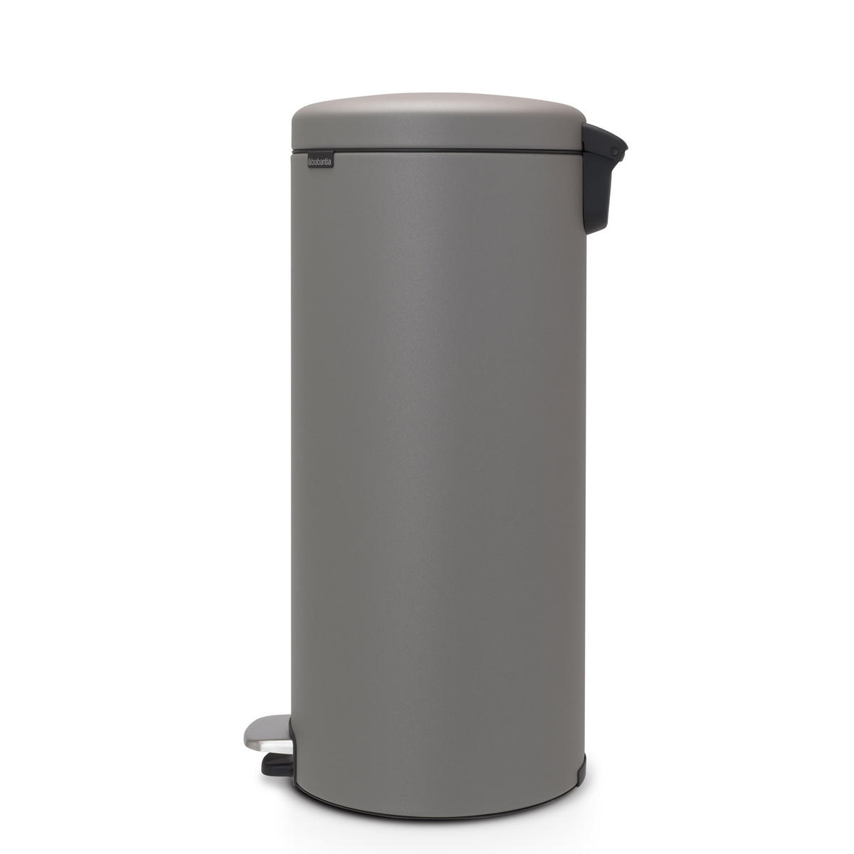 TRETEIMER NewIcon, Stahl, Mineral Concrete Grey, 30 L - Grau, Metall (29.3/67.9/38cm) - Brabantia