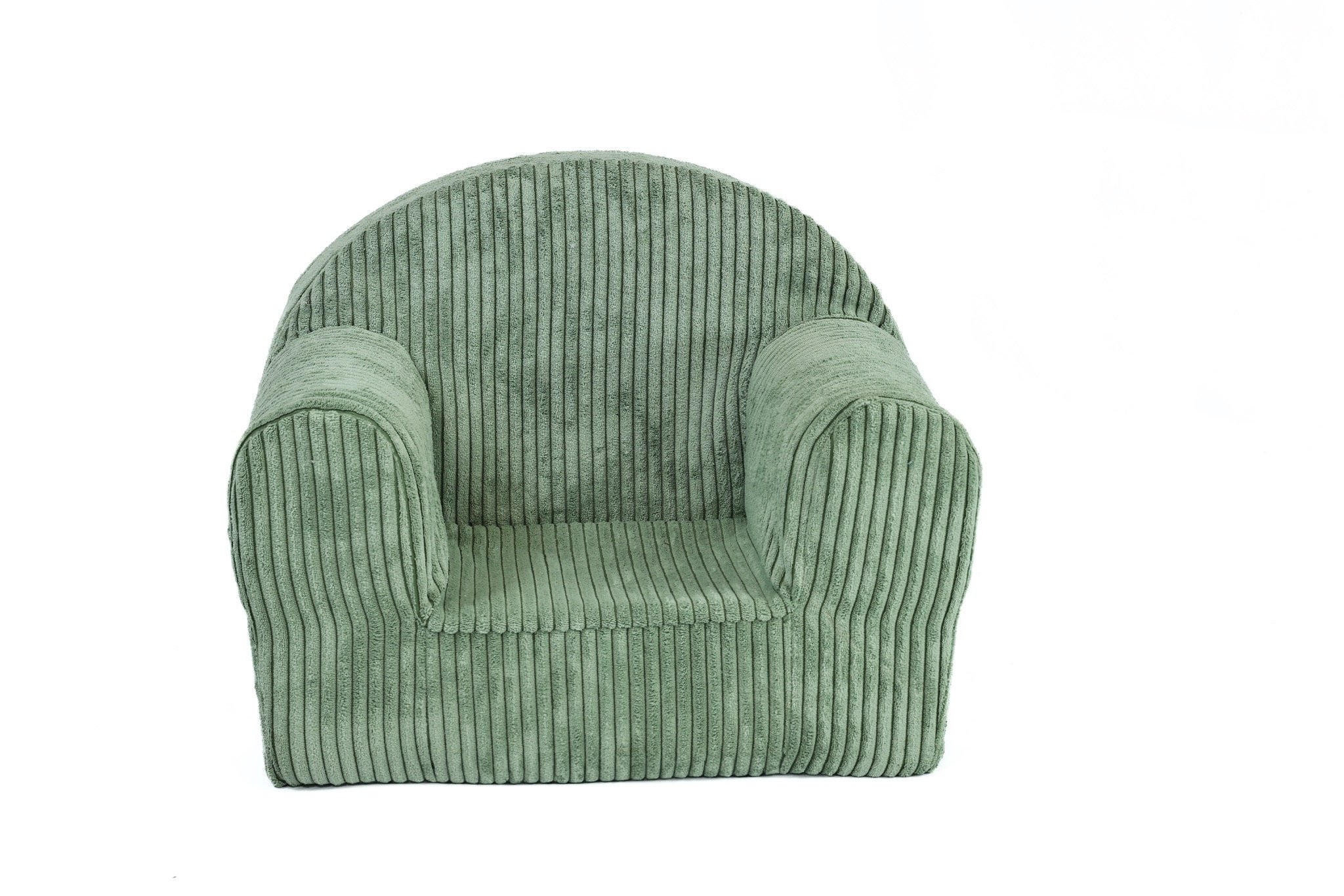 KINDERSESSEL MINI aus Kuschel-Cord in Hellgrün - Hellgrün, Textil (40/39/33cm) - Fortisline