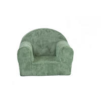 KINDERSESSEL MINI aus Kuschel-Cord in Hellgrün - Hellgrün, Textil (40/39/33cm) - Fortisline