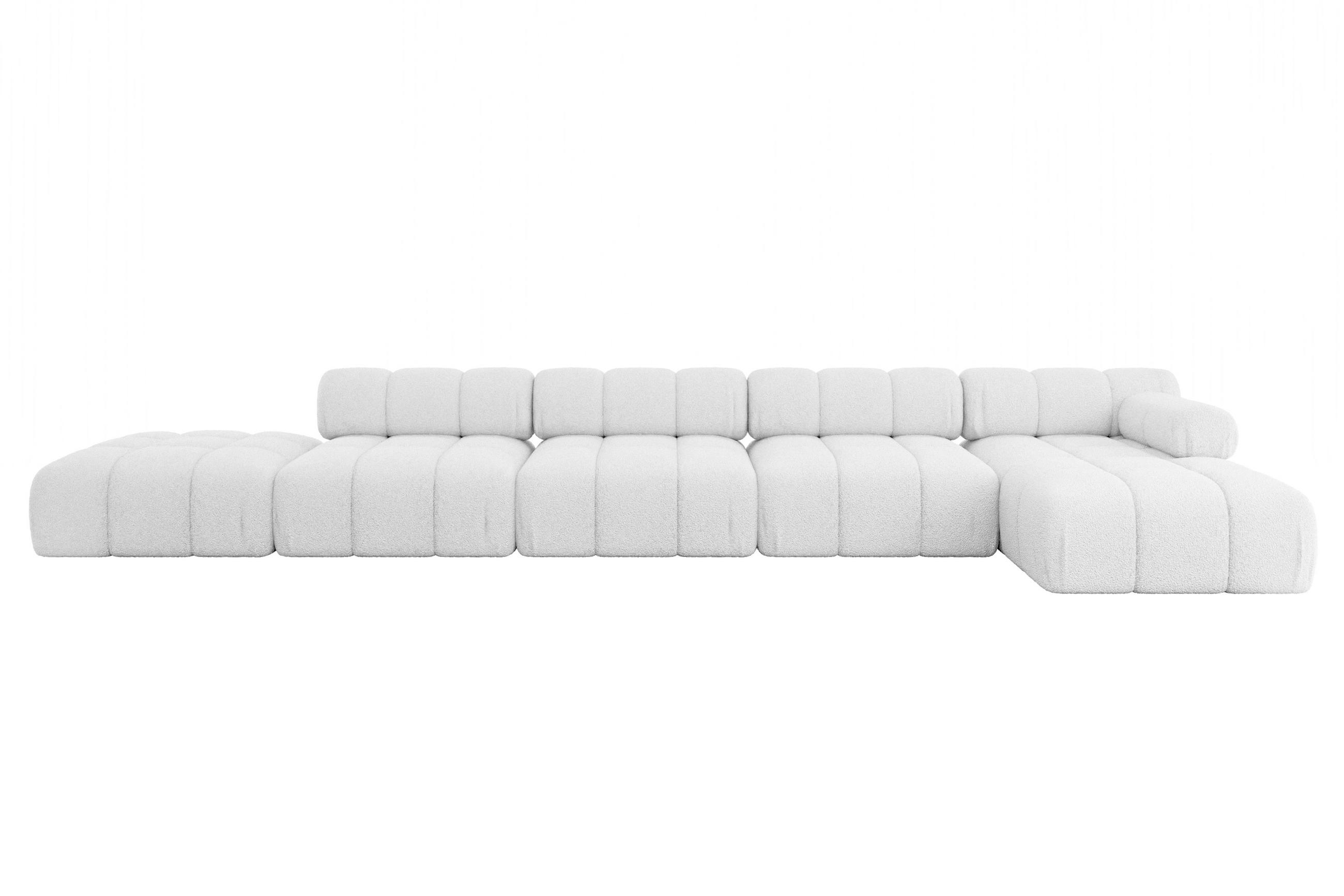 Altdecor Ecksofa Weiß 475x160 cm