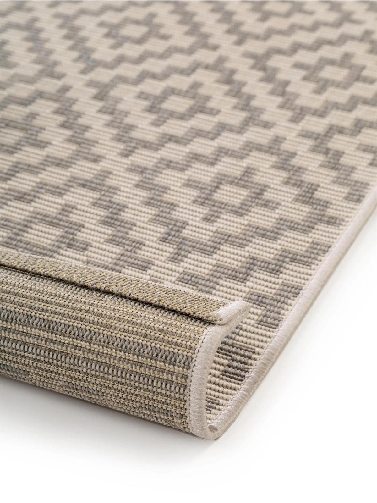 OUTDOORTEPPICH Metro Grau 140x200 cm - Grau, Textil (140/200cm) - benuta Nest