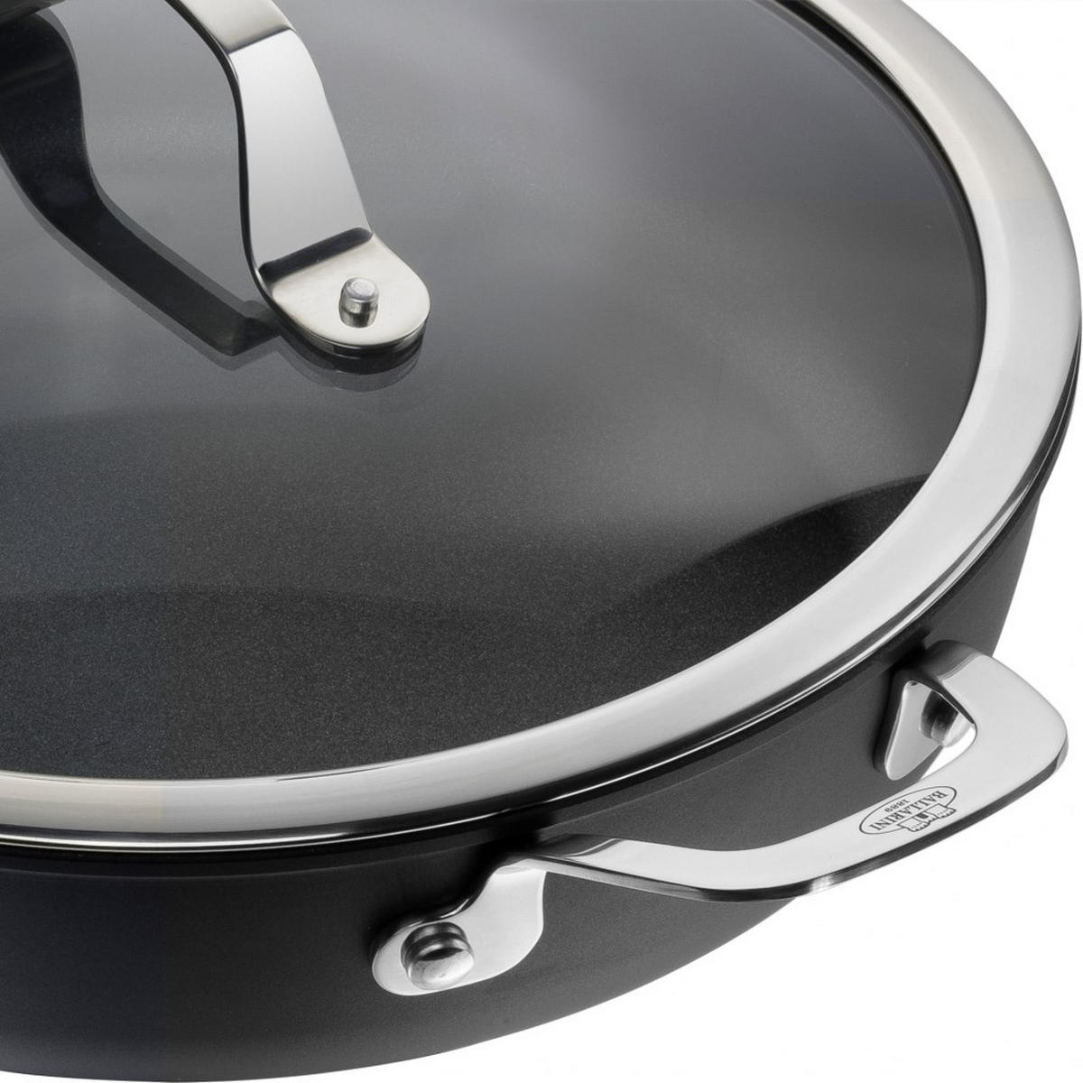 PFANNE Schwarz 33/25/6 cm ALBG3ED24D - Schwarz, Metall (24cm) - Ballarini