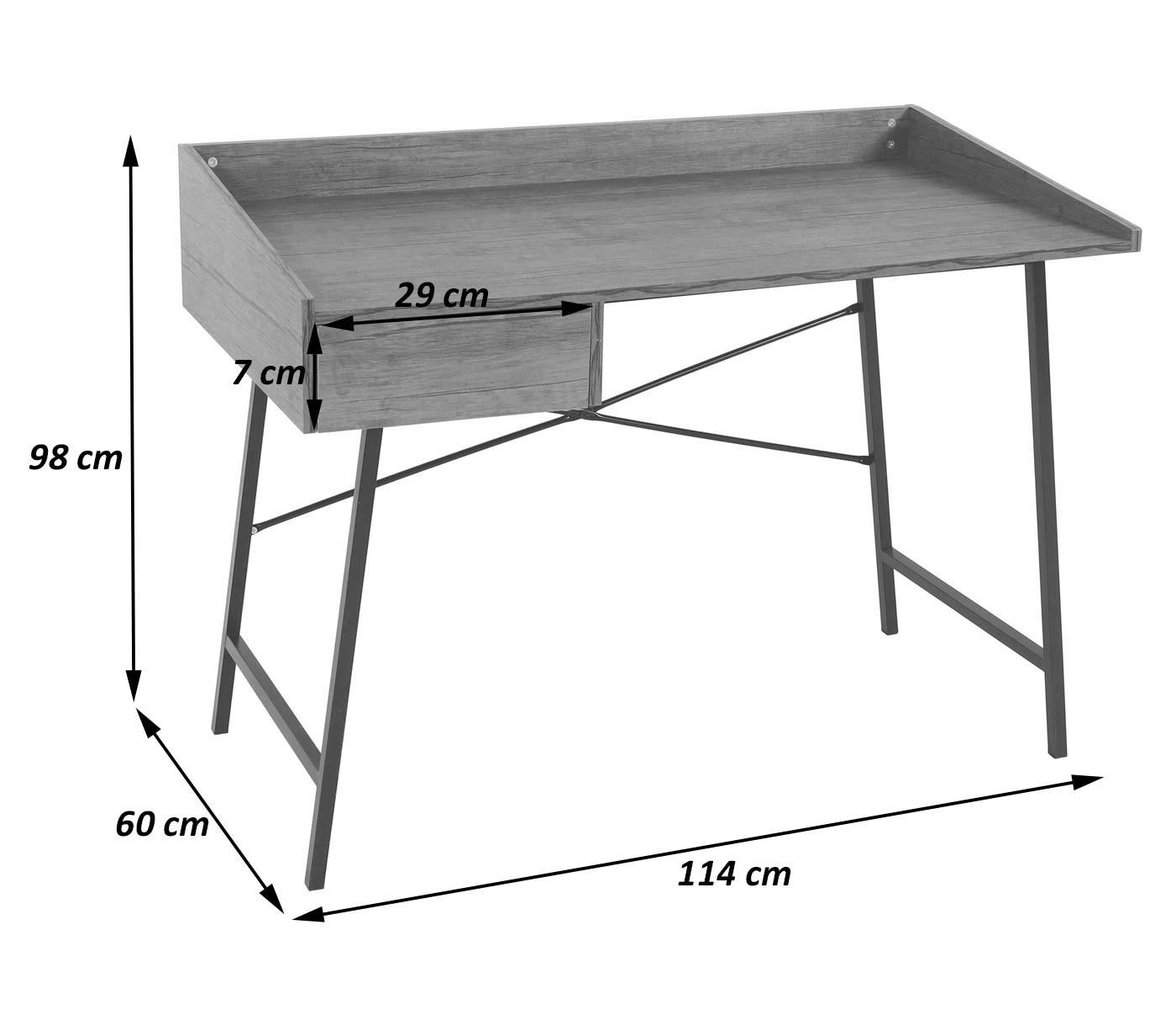 Thumbnail - MCW Schreibtisch, Braun, Holz, 114x98x60 cm, Arbeitszimmer, Schreibtische, Bürotische