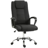 BÜROSTUHL, Computerstuhl, Schwarz - Schwarz, Kunststoff (60/129/65cm) - Vinsetto