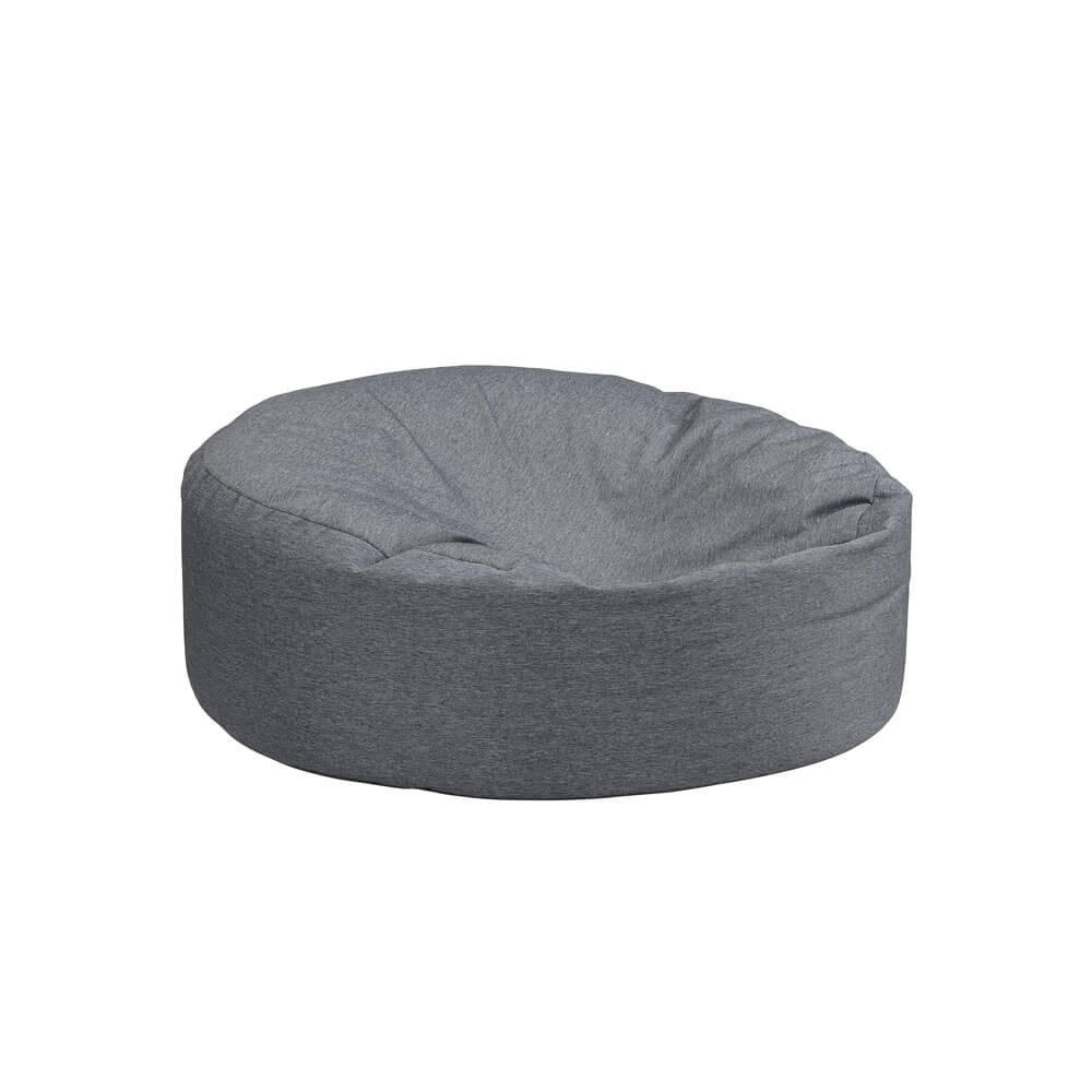 SITZSACK CLOUD - Anthrazit, Ohne Hocker - Anthrazit, Kunststoff (140/40/140cm) - Home Deluxe