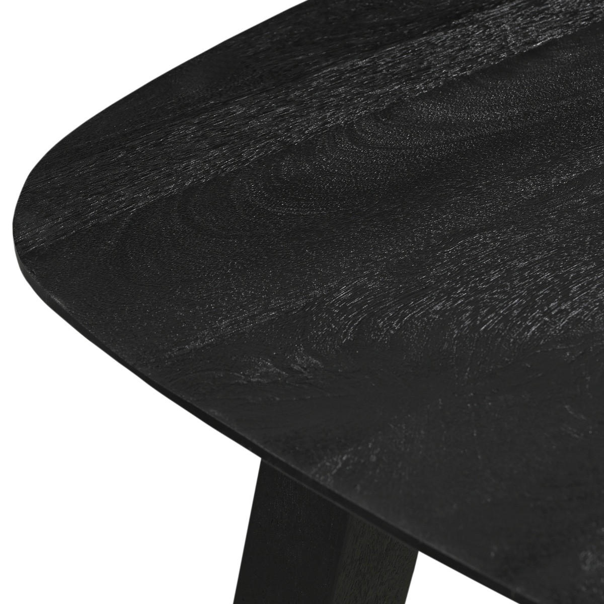 ESSTISCH oval aus Mangoholz 170cm, schwarz - Schwarz, Holz (170/100/76cm) - Giga Meubel