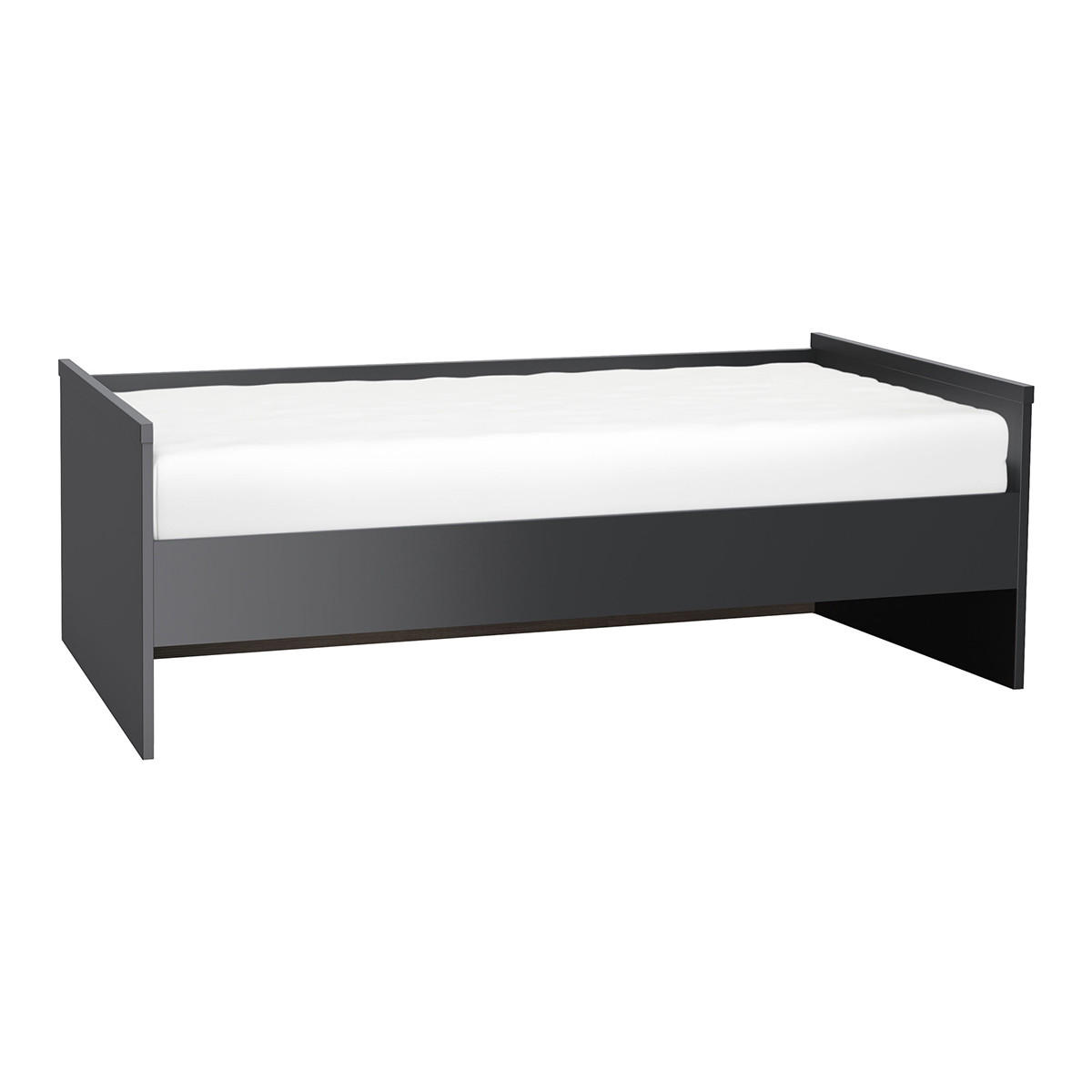 POSTEL 90/200 Černá - černá, kompozitní dřevo (90/200cm) - Petits-meubles