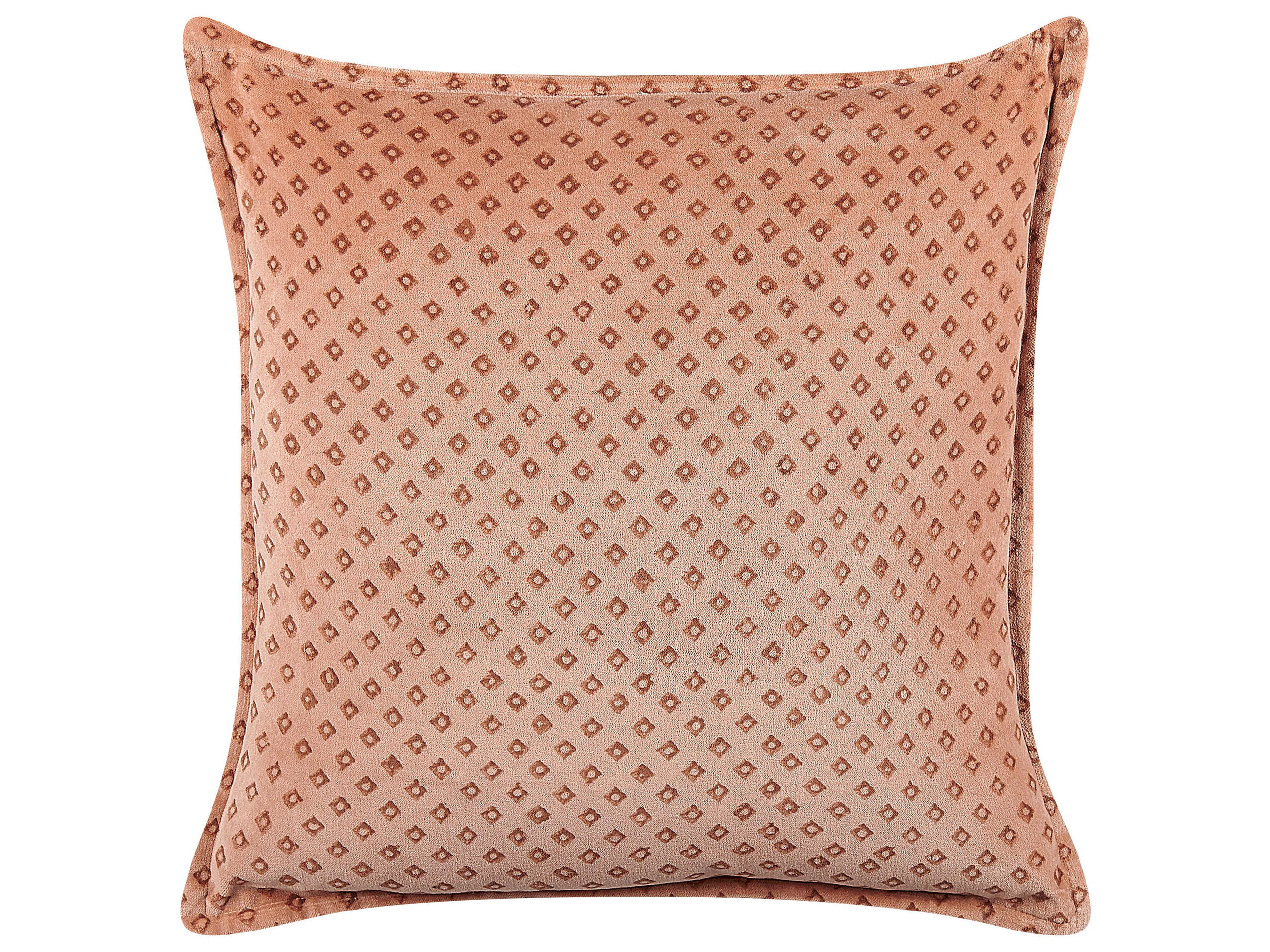 DEKOKISSEN Rosa 45/45 cm Rhodocoma - Pink, Textil (45/45cm) - Beliani