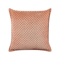DEKOKISSEN Rosa 45/45 cm Rhodocoma - Pink, Textil (45/45cm) - Beliani