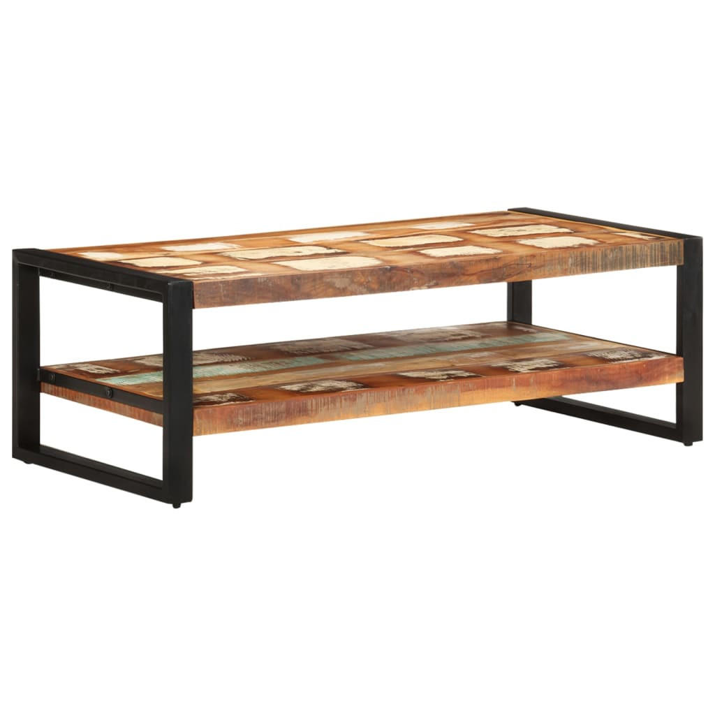 COUCHTISCH 120x60x40 cm Altholz Massiv - Braun, Holzwerkstoff (120/60/40cm) - furnicato
